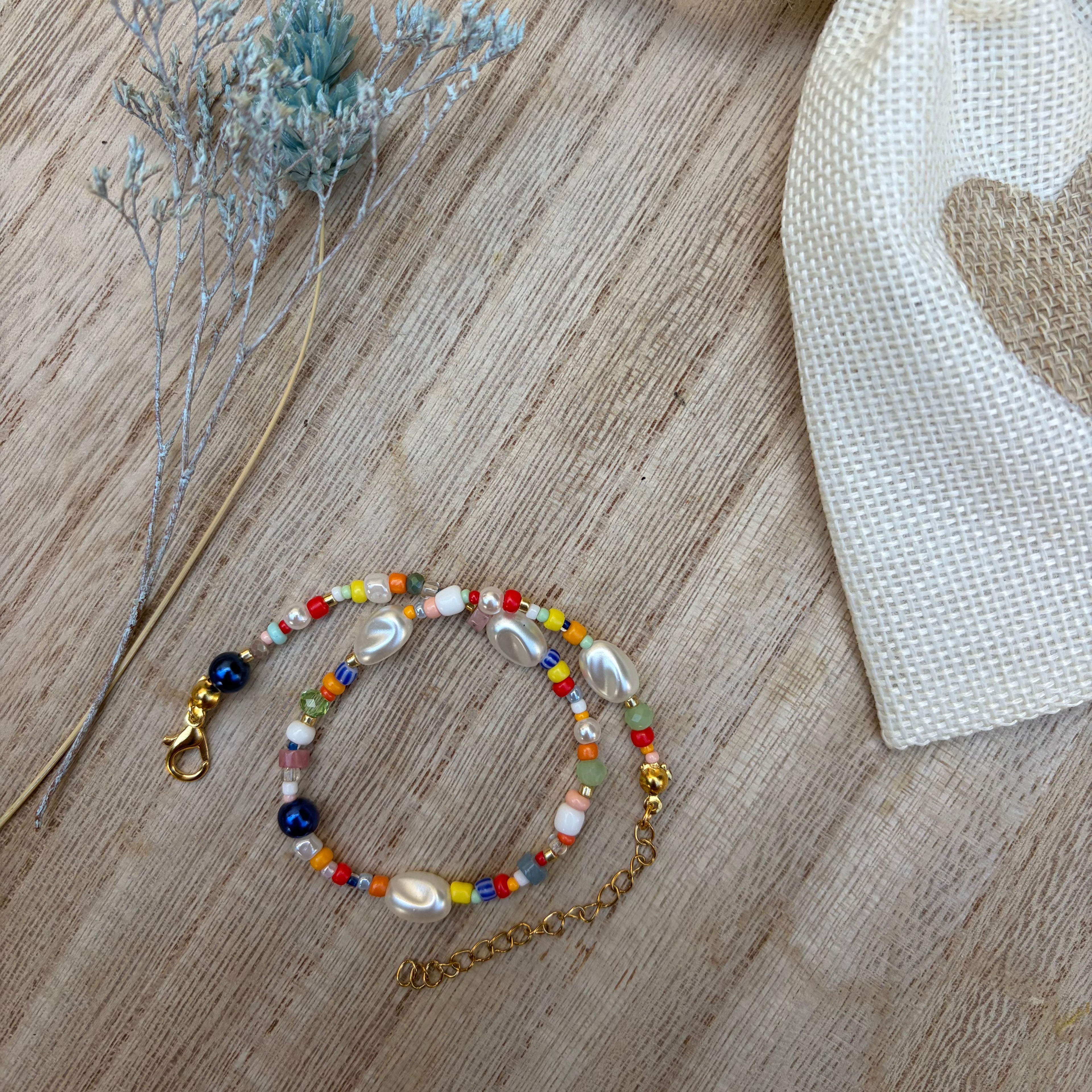 Bracelet de cheville Tulipe