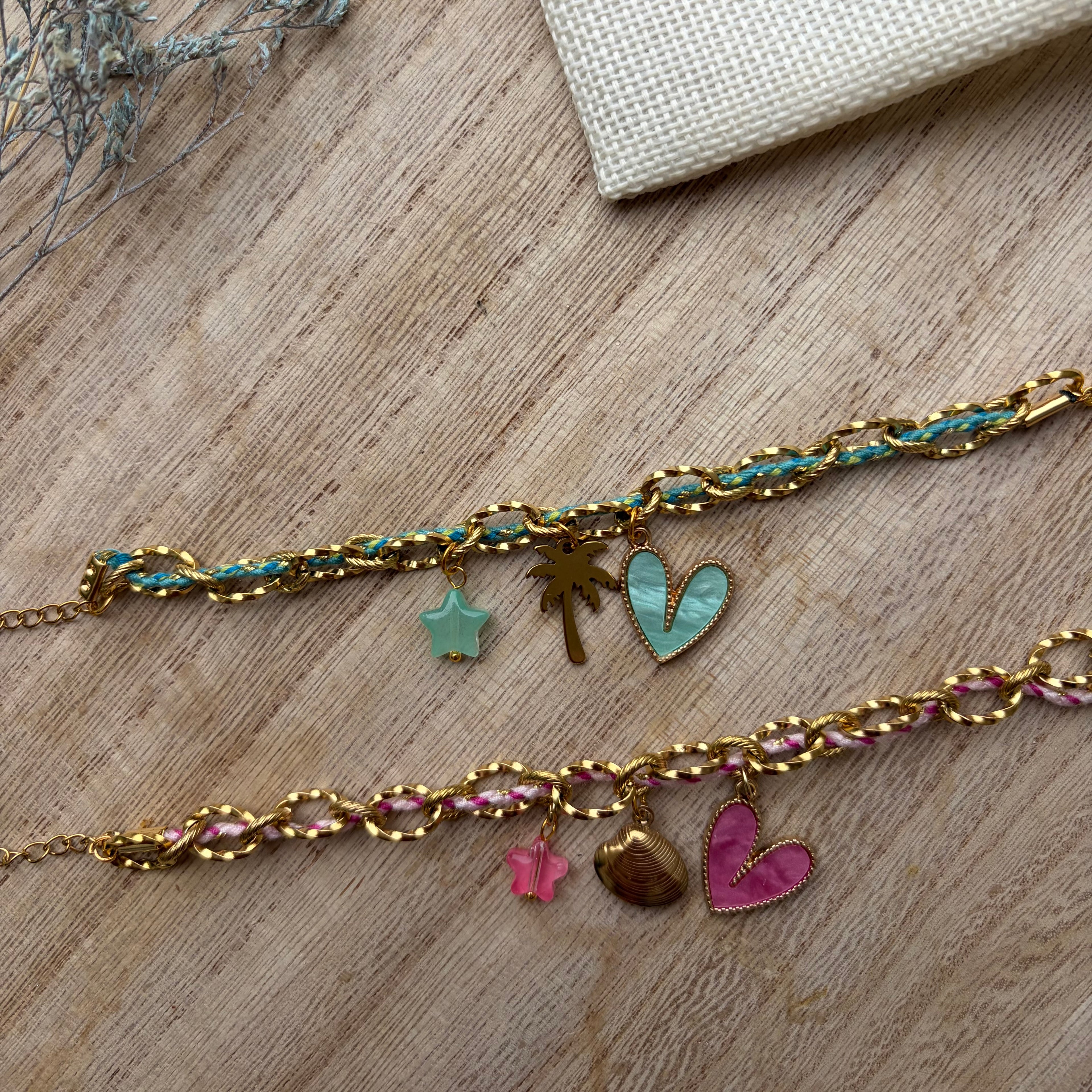 Bracelet Breloque Praiano - Turquoise