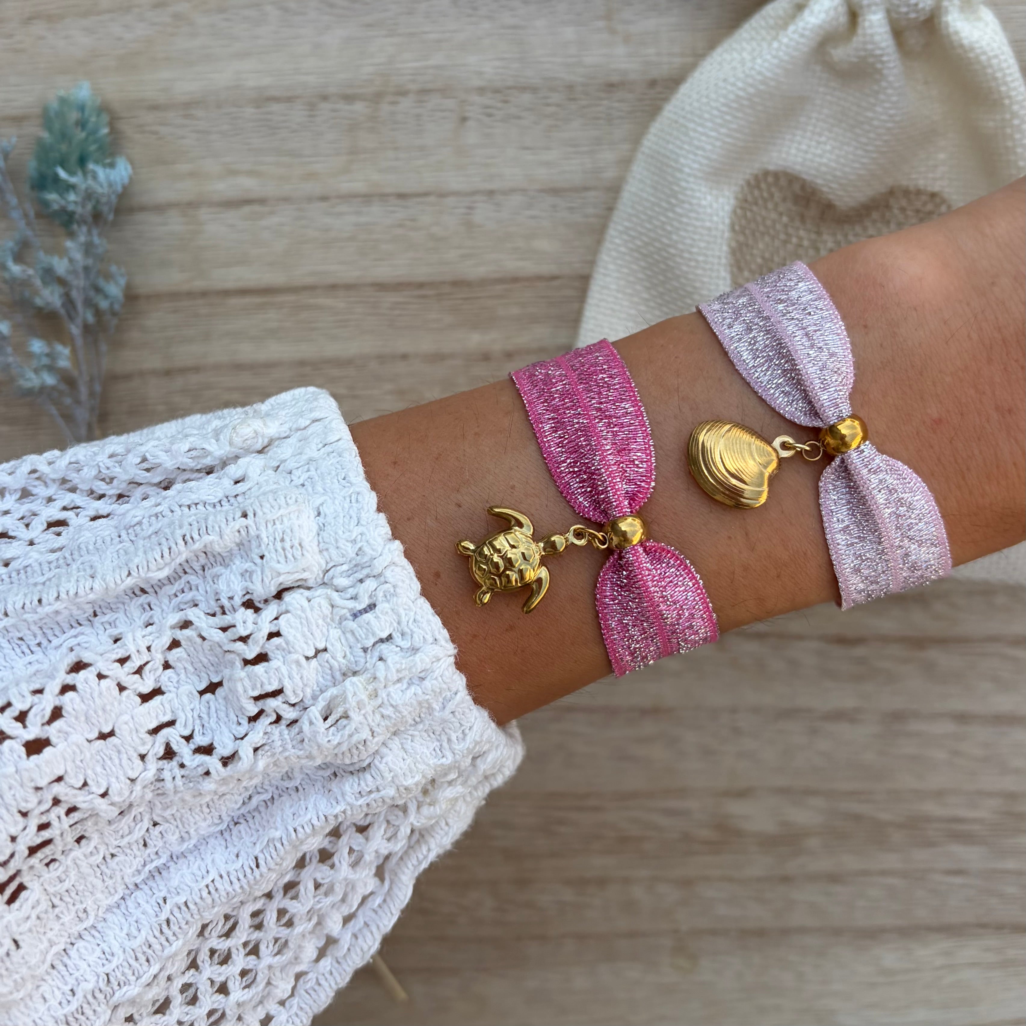 Bracelet Tortuga - Rose