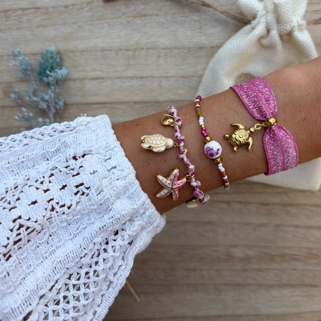 Bracelet Tortuga - Rose
