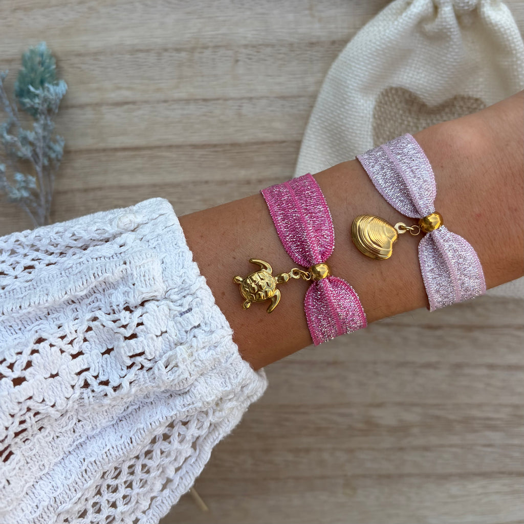 Bracelet Ecume - Rose