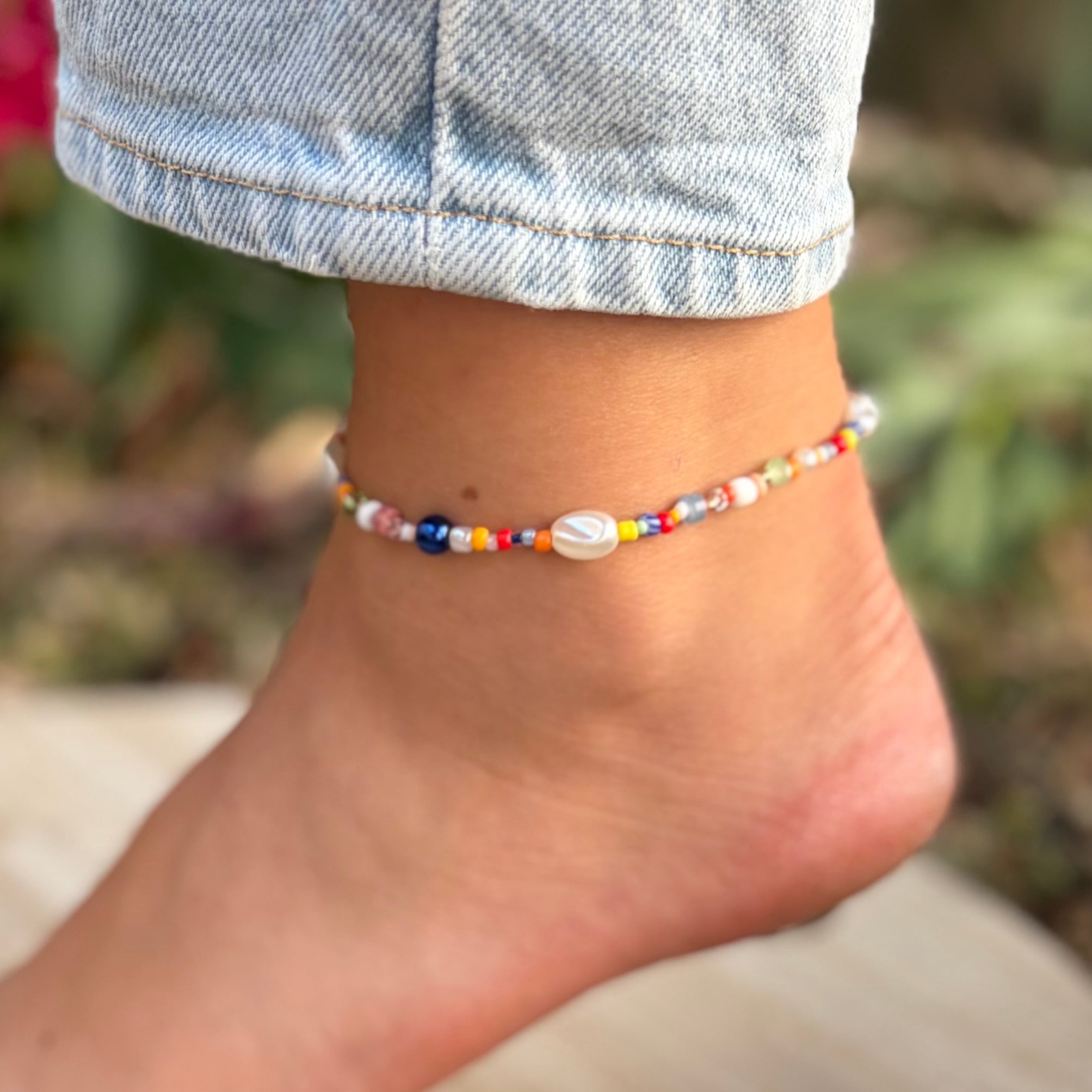 Bracelet de cheville Tulipe