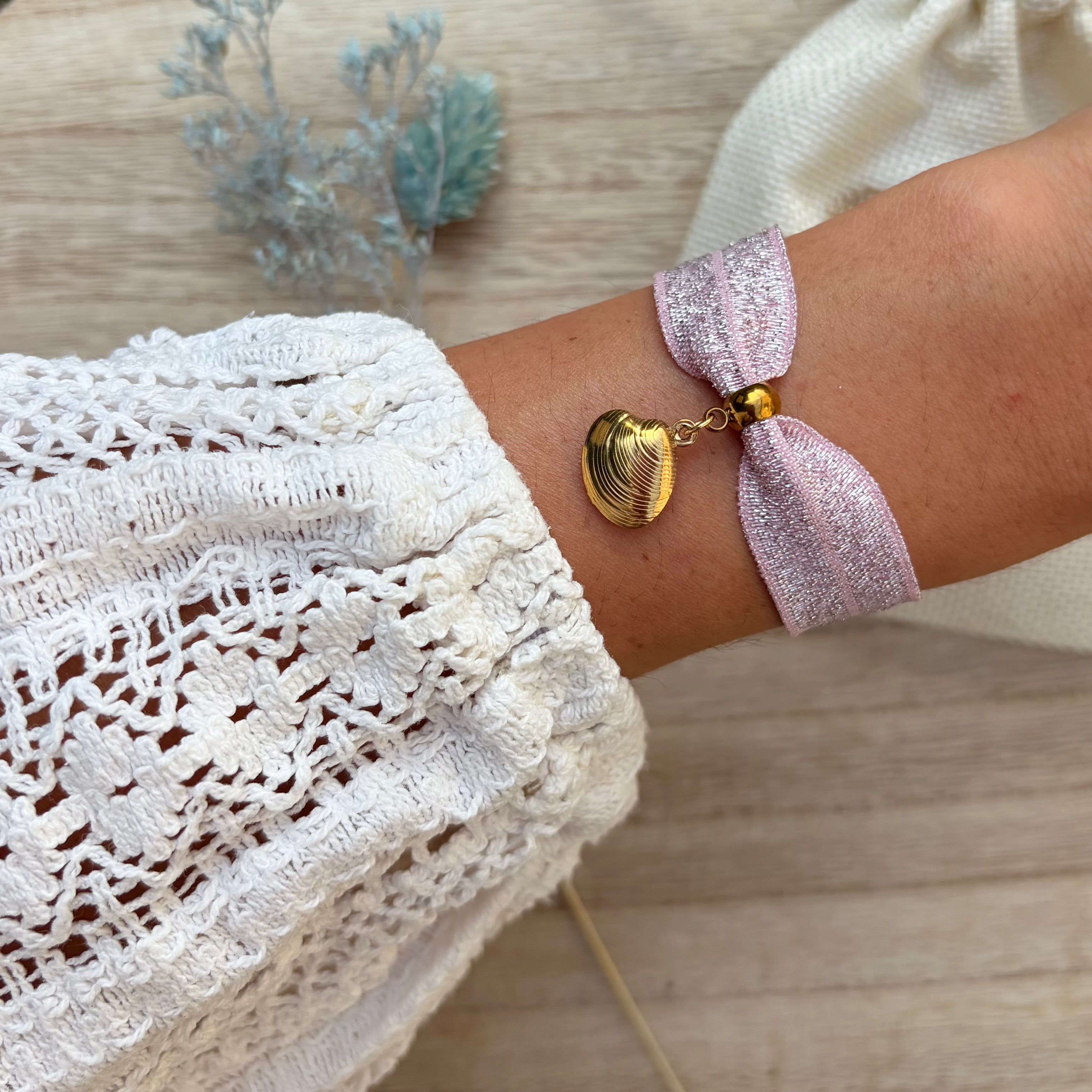 Bracelet Ecume - Rose