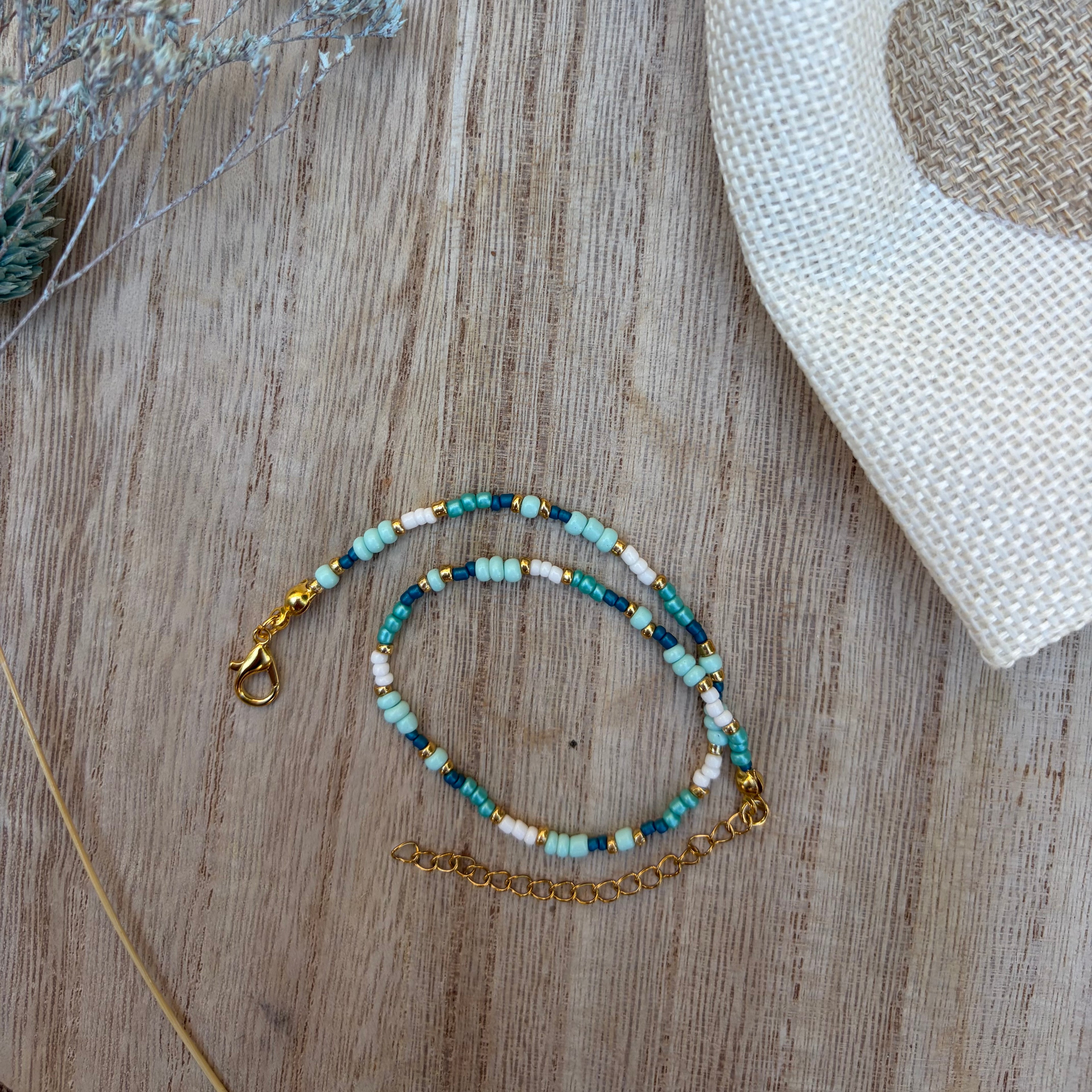 Bracelet de cheville Orchidée