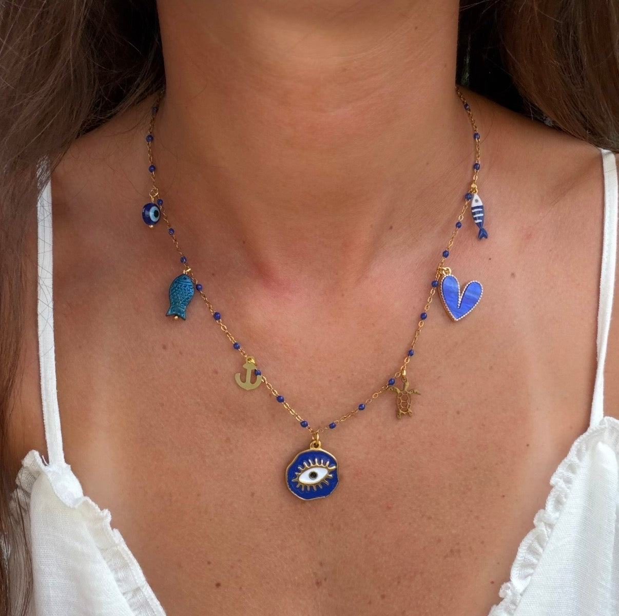 Collier Breloque Grèce