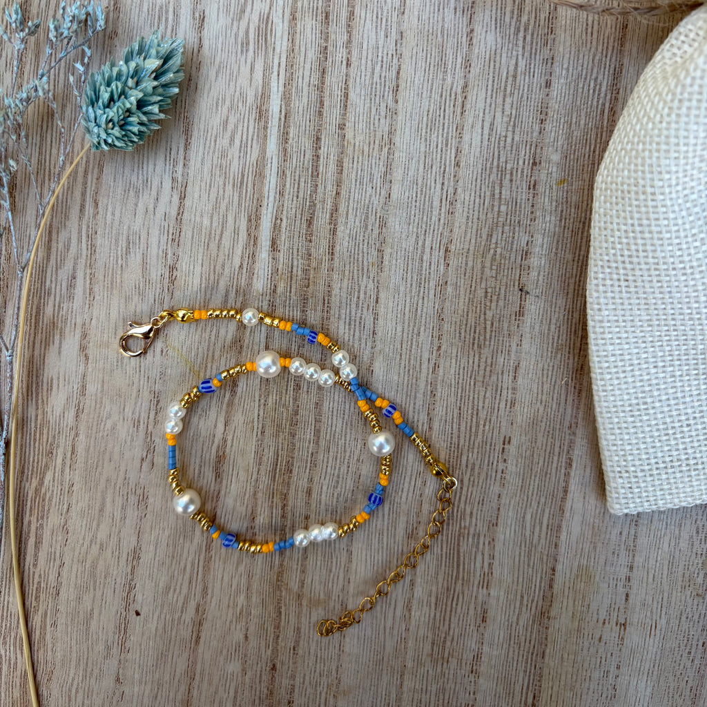 Bracelet de cheville Hortensia