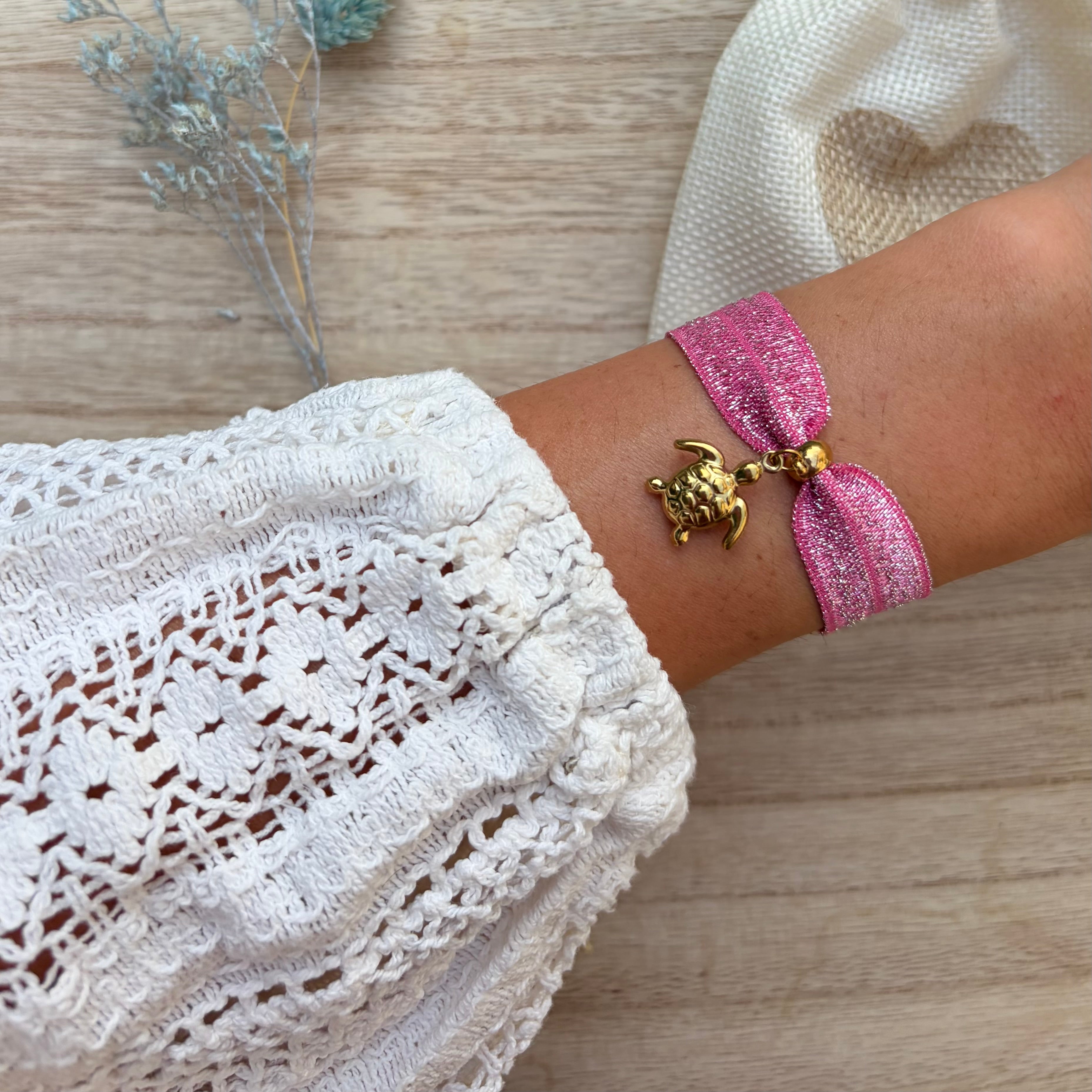 Bracelet Tortuga - Rose