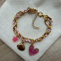 Bracelet Breloque Praiano - Rose