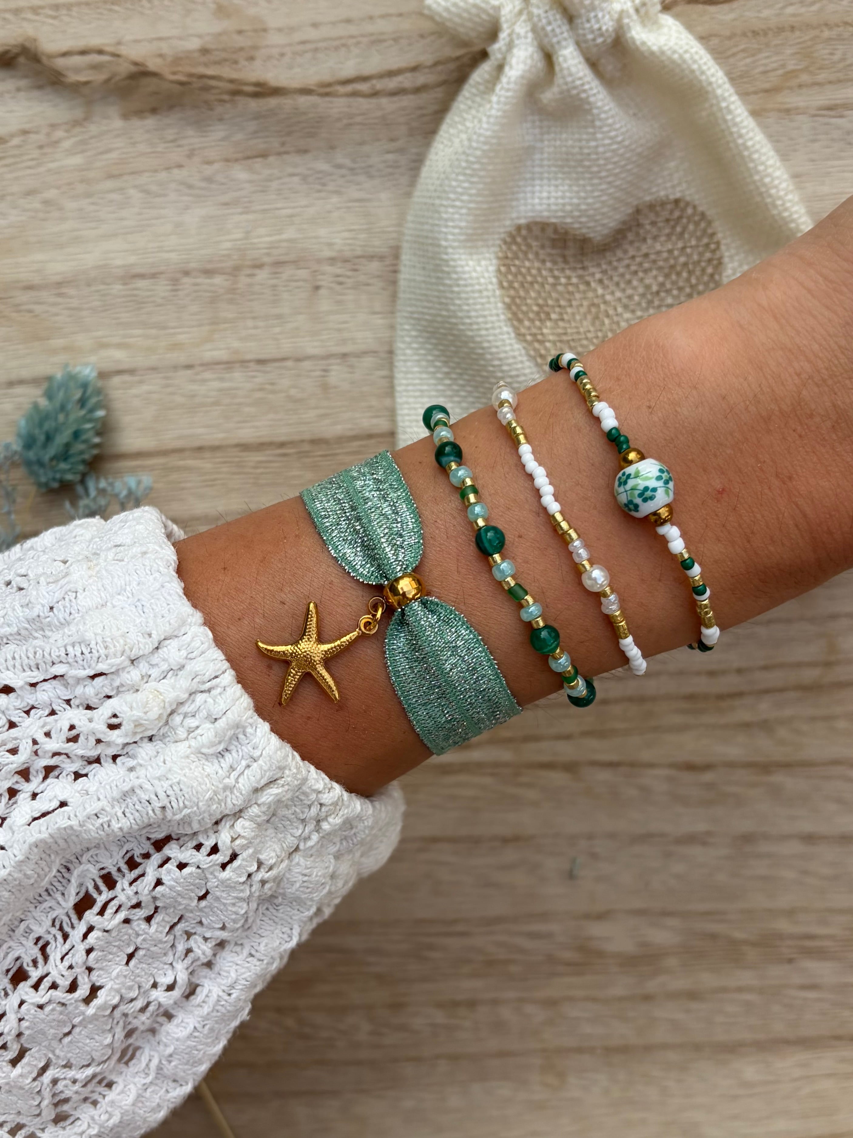 Bracelet Stella - Vert
