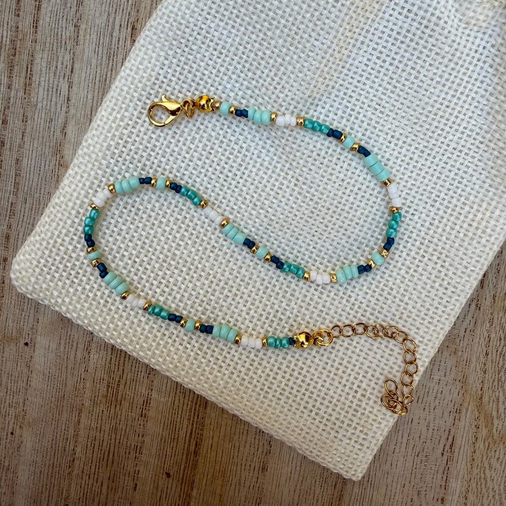 Bracelet de cheville Orchidée