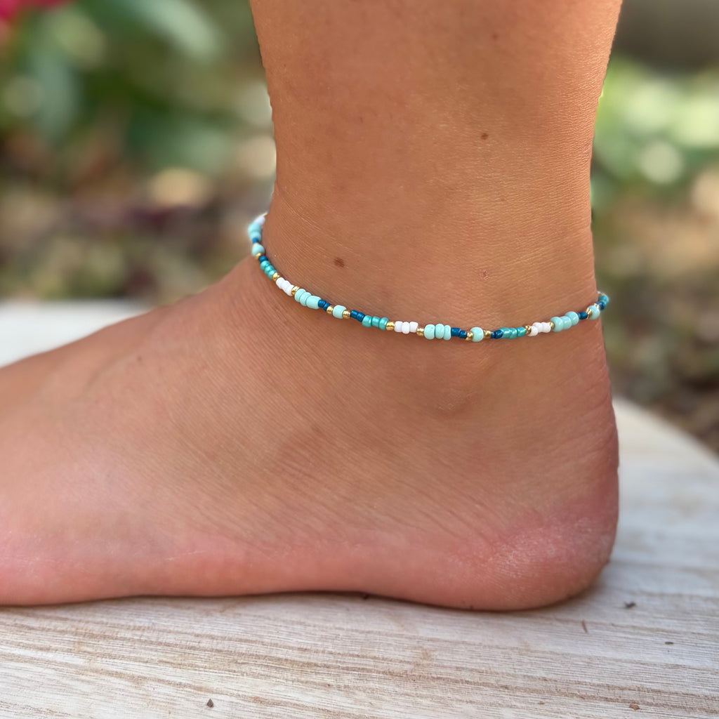 Bracelet de cheville Orchidée