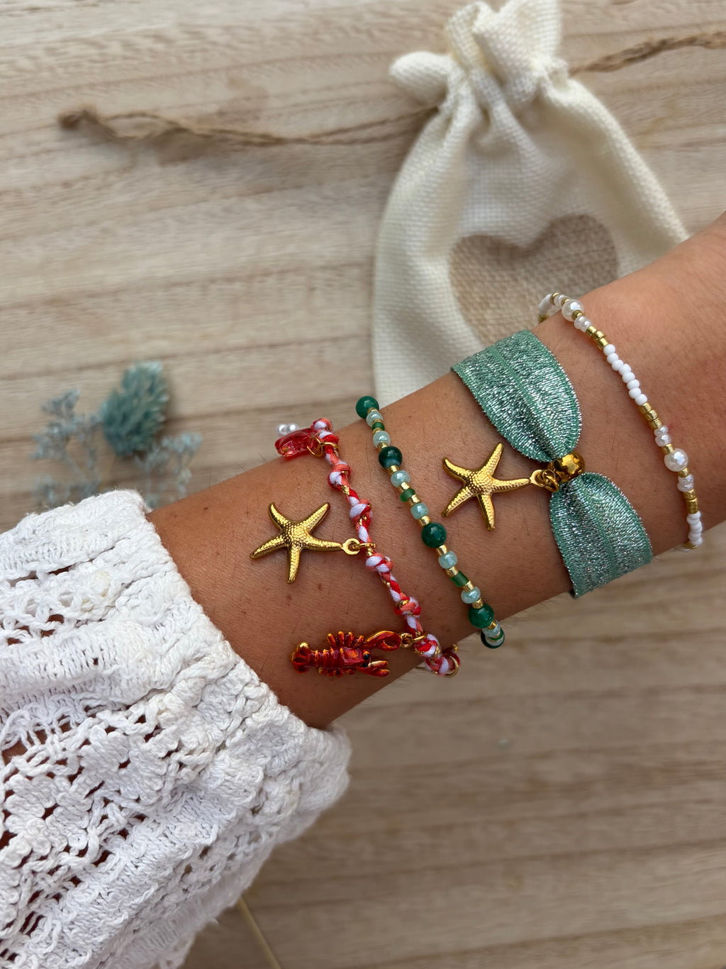 Bracelet Stella - Vert