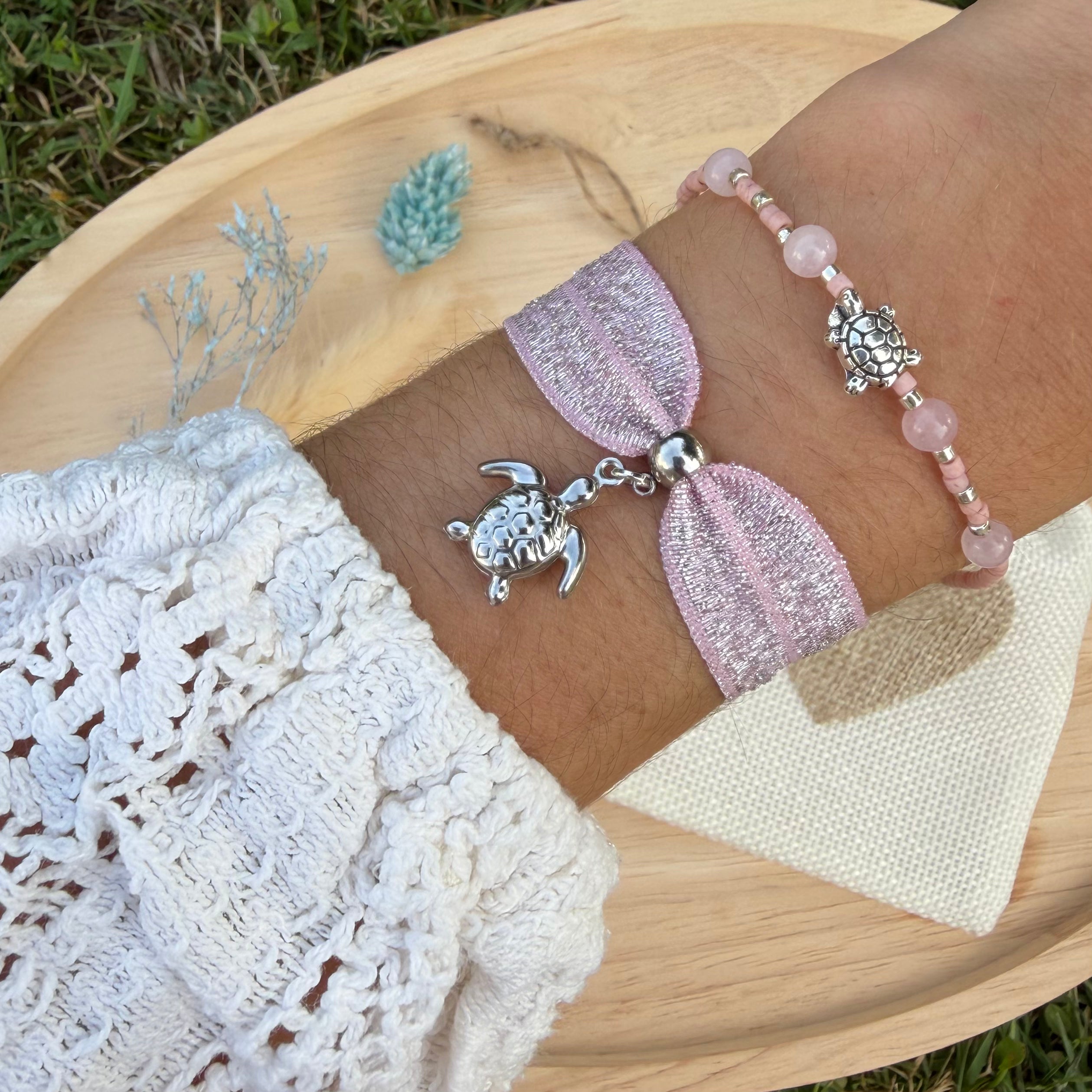 Bracelet Tortuga - Rose