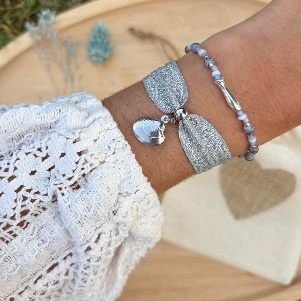 Bracelet Ecume - Gris