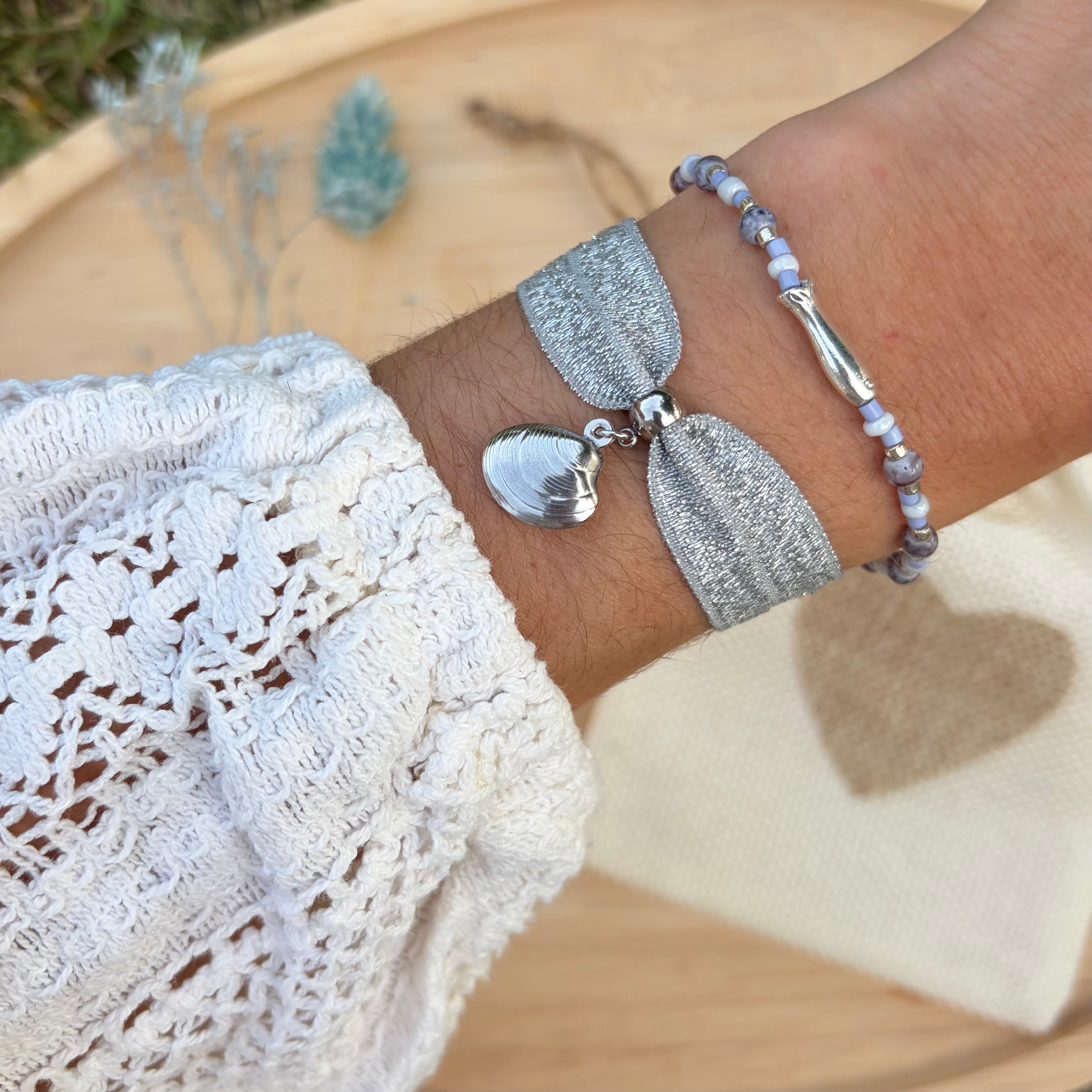 Bracelet Ecume - Gris