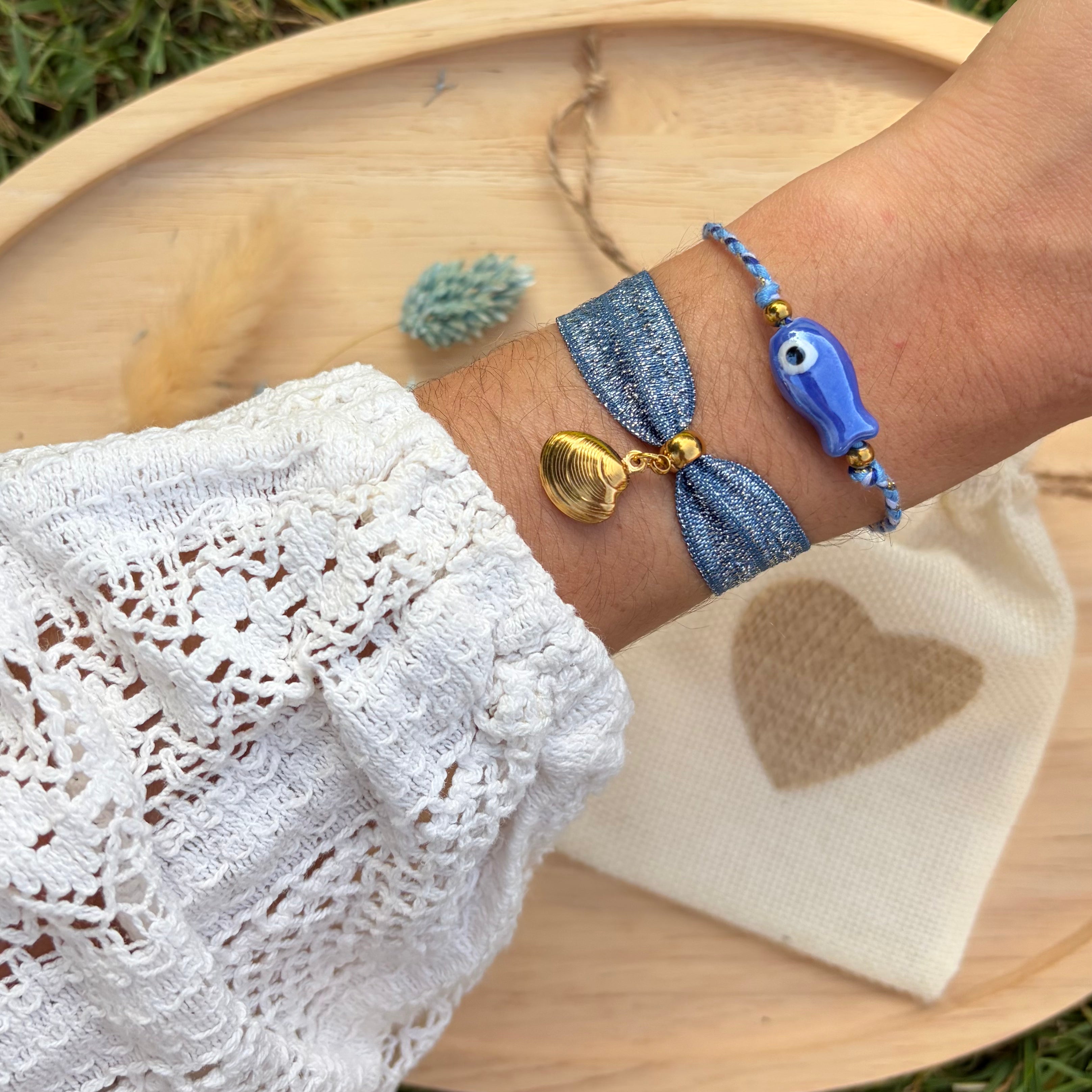 Bracelet Ecume - Bleu