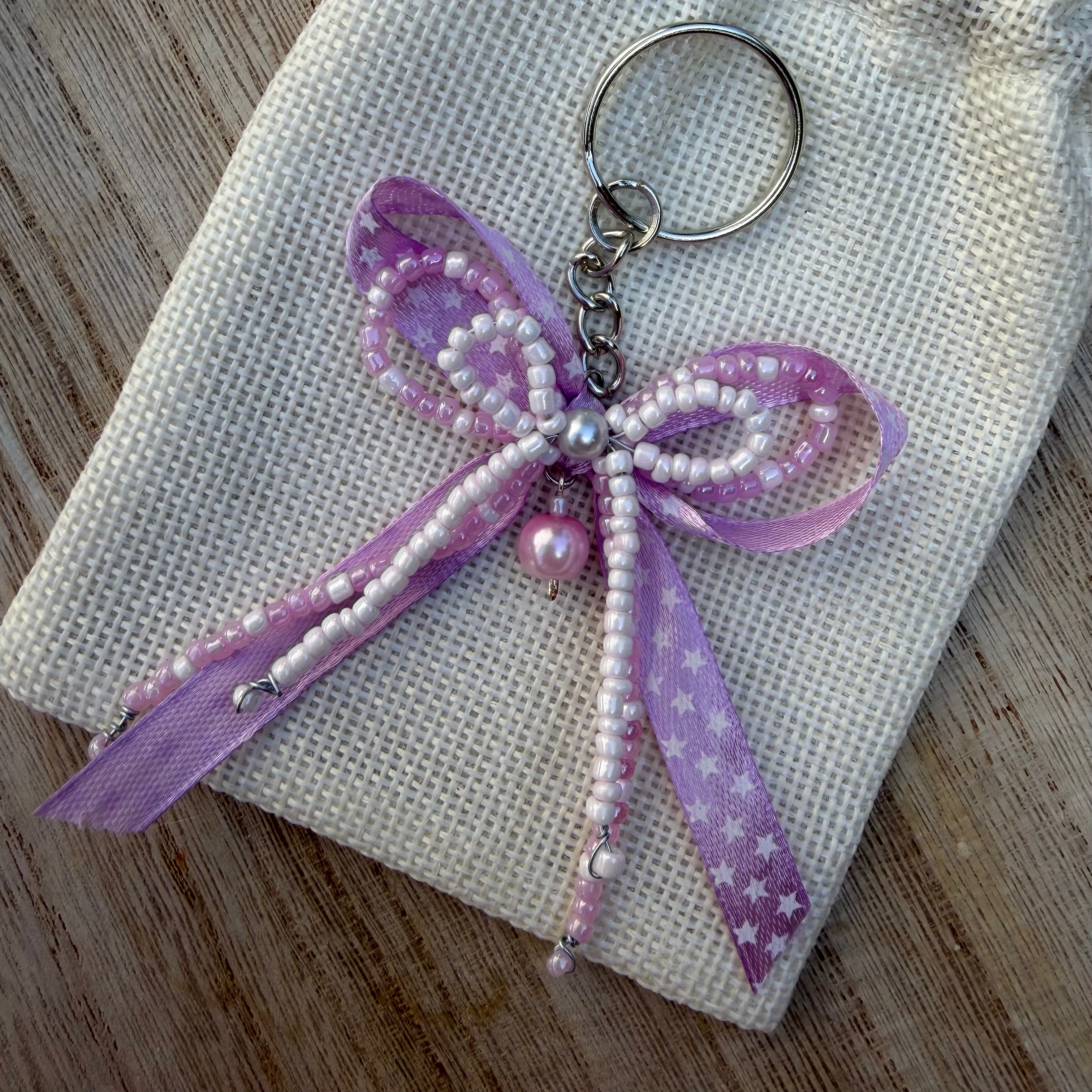 Porte-clé Maelie - Rose