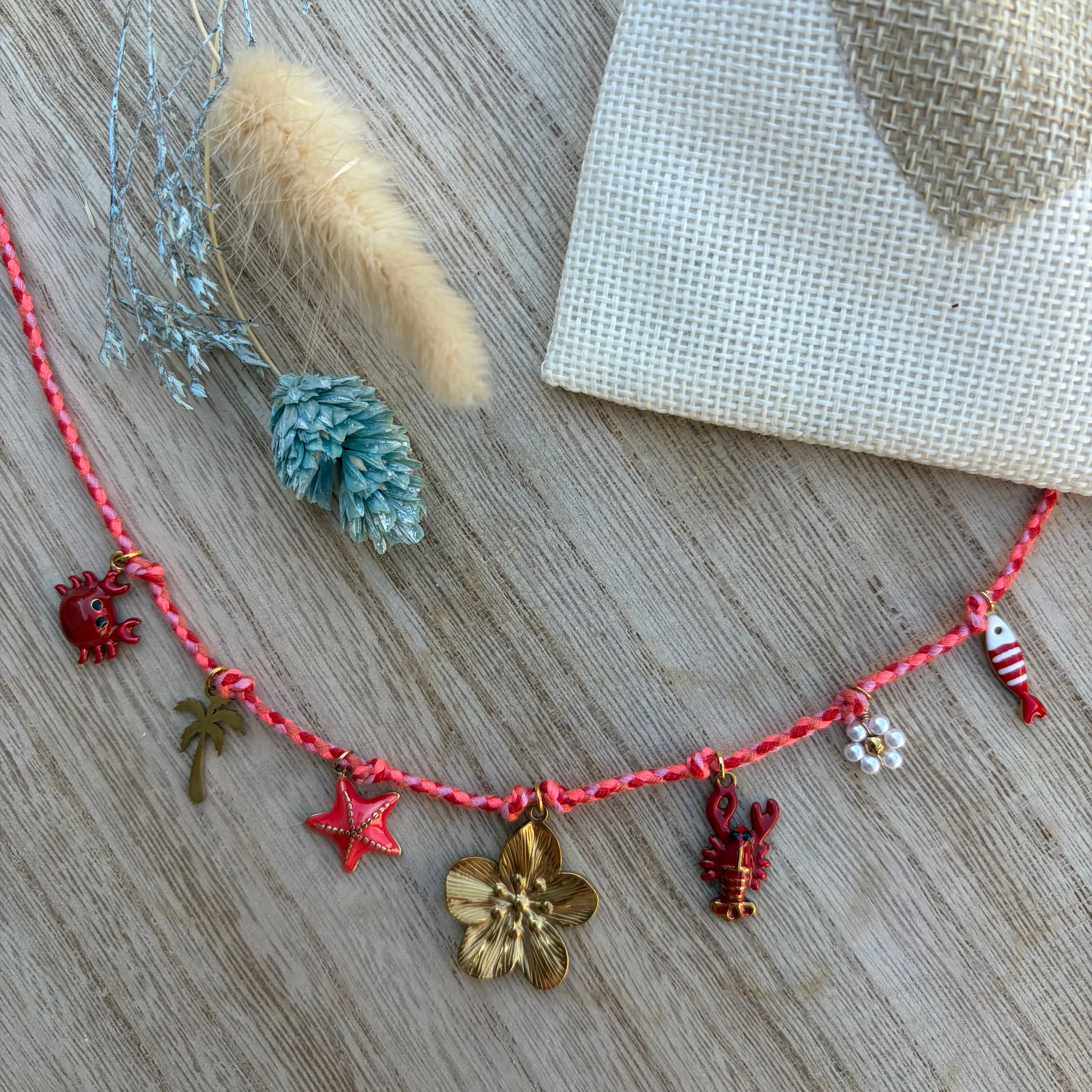 Collier Breloque Malte